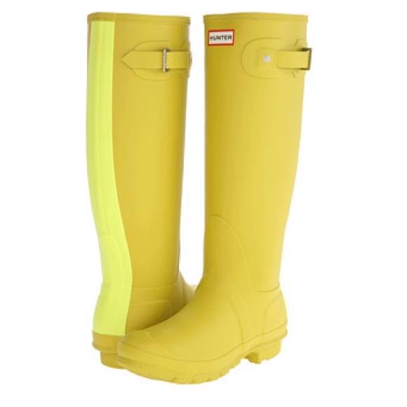 Hunter Shoes - Hunter Chartreuse Yellow Green Rainboots Wellies